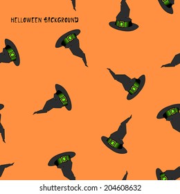 Halloween seamless background.Vector illustration.