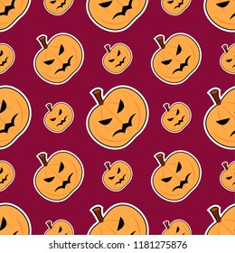 Halloween seamless pattern