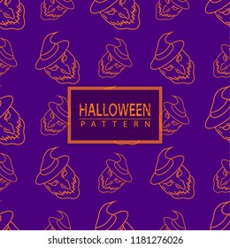 Halloween seamless pattern