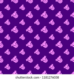 Halloween seamless pattern