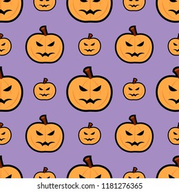 Halloween seamless pattern