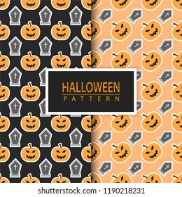 Halloween seamless pattern