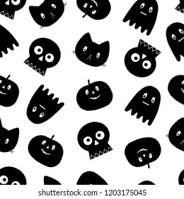 Halloween seamless pattern