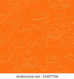 Halloween seamless pattern