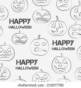 Halloween seamless pattern