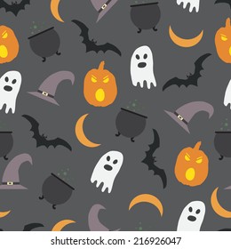 Halloween seamless pattern