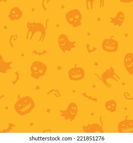 Halloween Seamless Pattern