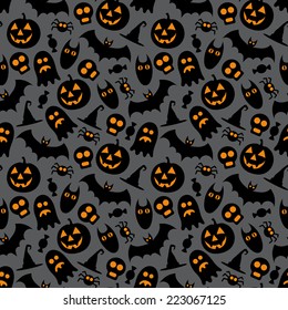 Halloween seamless pattern.