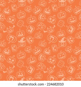 Halloween Seamless Pattern