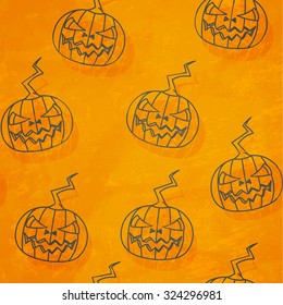 halloween seamless pattern