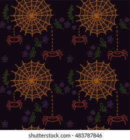 Halloween seamless pattern