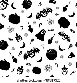 Halloween seamless pattern