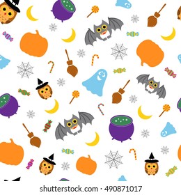 Halloween seamless pattern