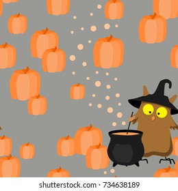 Halloween seamless pattern