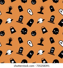 Halloween seamless pattern