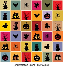 Halloween Seamless Pattern