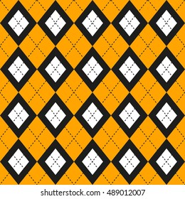 Halloween seamless pattern with abstract ornament. It can be used for printing, postcards, posters, invitations and other creative ideas. Vector illustration in cartoon style for your design.