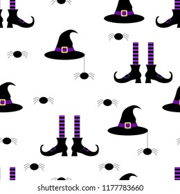 Halloween seamless pattern. Background for Halloween party. Vector