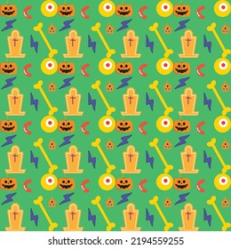 Halloween  seamless pattern background,Halloween seamless pattern