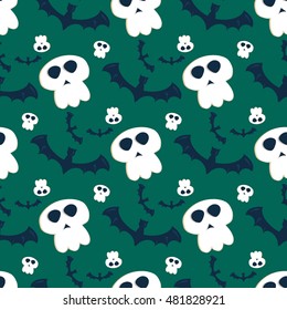 Halloween seamless pattern bat decoration ghost. Scary wallpaper horror design halloween seamless pattern spooky silhouette. Holiday october scary halloween seamless pattern fear texture.