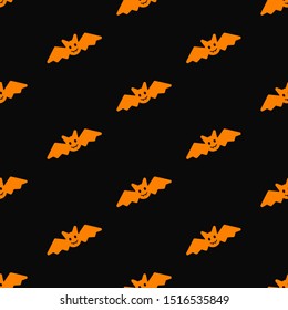 Halloween seamless pattern. Bats seamless texture, vector background