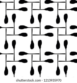 Halloween Seamless Pattern Broom