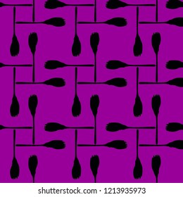 Halloween Seamless Pattern Broom