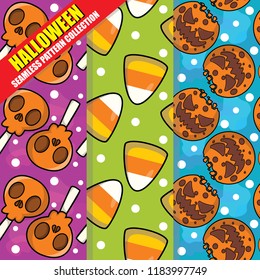 Halloween Seamless Pattern Collection