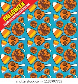 Halloween Seamless Pattern Collection