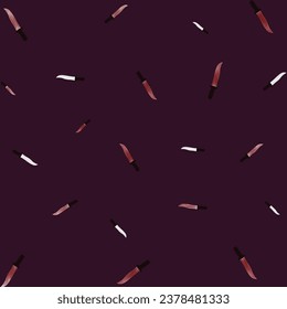 Halloween seamless pattern. Seamless pattern with creepy knife on a halloween theme. knife pattern seamless vector repeat geometric pattern.