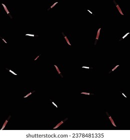 Patrón sin fisuras de Halloween. Patrón sin foco con un cuchillo espeluznante sobre un tema de halloween. patrón de cuchillo sin costura vectorial repetir patrón geométrico.