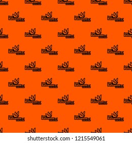 Halloween seamless pattern. Design elements for halloween party poster. Halloween pattern seamless in simple style vector illustration.