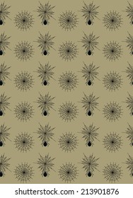 halloween seamless pattern design. vector illustration