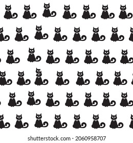 Halloween Seamless Pattern EPS Free Download Cat Pattern Halloween 2021