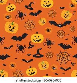 Halloween Seamless Pattern EPS Free Download Pattern Halloween 2021