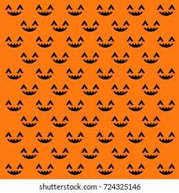 Halloween seamless pattern. Funny wallpaper for textile and fabric. Fashion style. Colorful bright.