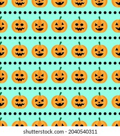 Halloween seamless pattern. Ghost wallpaper. Halloween festival background. Vector.
