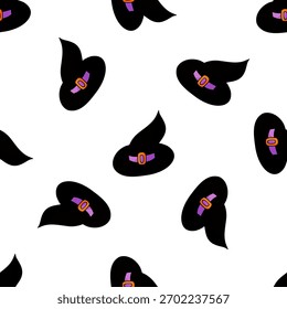 Halloween seamless pattern in hand draw style