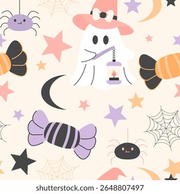 Halloween seamless pattern and