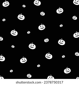 Halloween seamless pattern. Halloween seamless pumpkin pattern. Seamless Halloween Pattern with Pumpkins. Happy Halloween October 31st, Jack-O-Lantern.