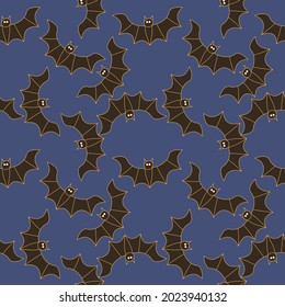 Halloween seamless pattern set for poster, card, banner or background for Trick or Treat Halloween Party. Vector illustration