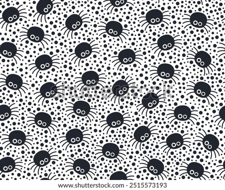 Similar – Image, Stock Photo Lots of spider babies in the web