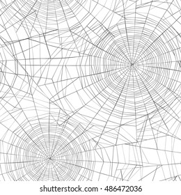 Halloween seamless pattern. Spider web background.