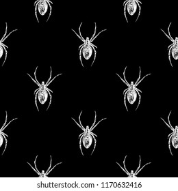 Halloween, seamless pattern. This is an excellent Halloween party pattern, for fabric, postcards, invitations, wrapping paper, banners and more.