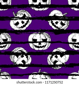 Halloween, seamless pattern. This is an excellent Halloween party pattern, for fabric, postcards, invitations, wrapping paper, banners and more.