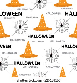 Halloween seamless pattern vector