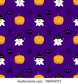 Halloween seamless  pattern vector 