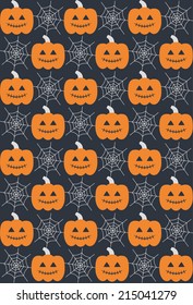 halloween seamless pattern. vector illustration