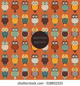 Halloween seamless pattern. Vector illustration.