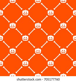 Halloween seamless pattern, vector illustration